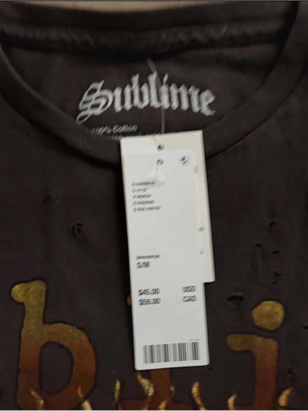 Sublime Distressed Graphic Tee - Picture 2 of 2